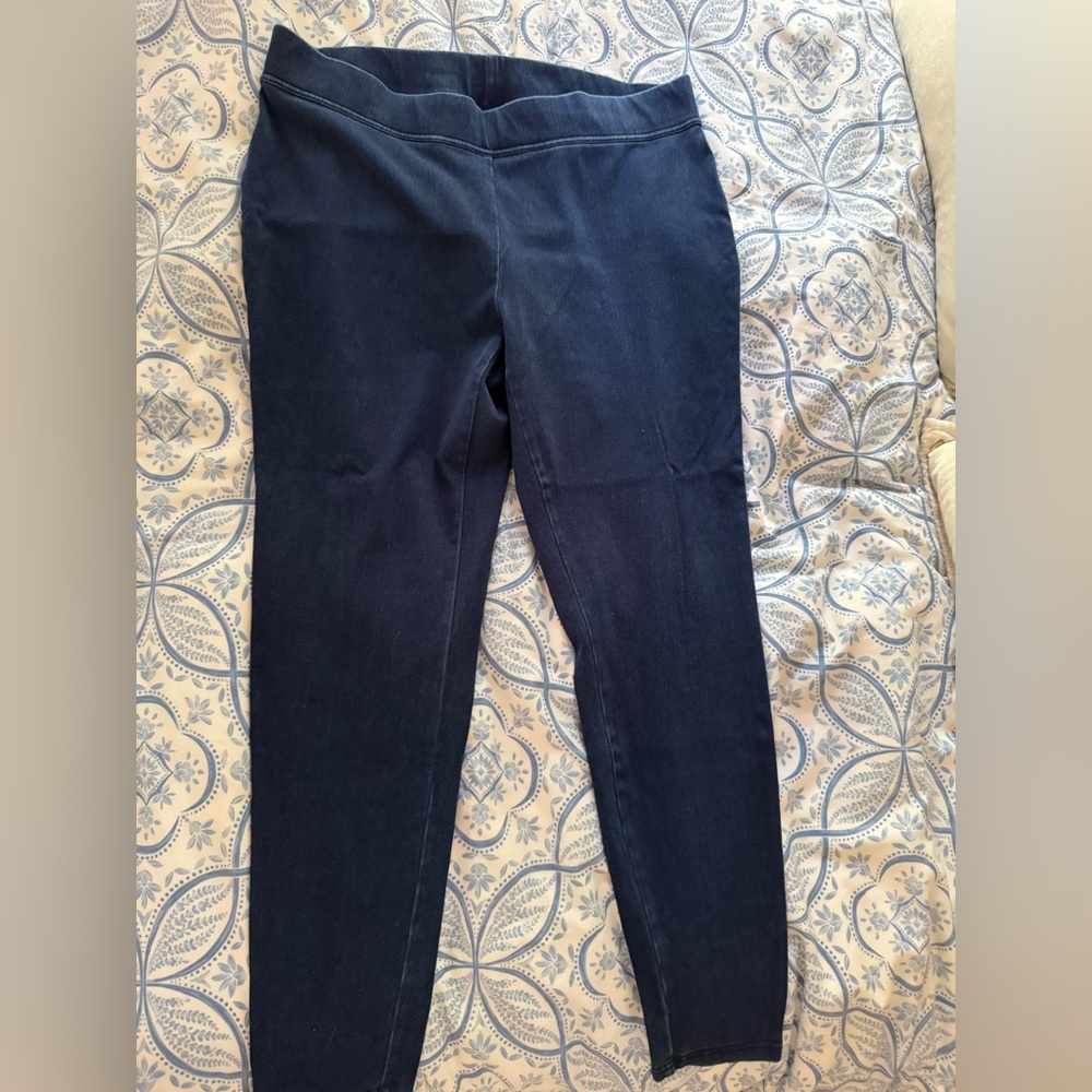 Lands End Dark Blue Jeggings XL